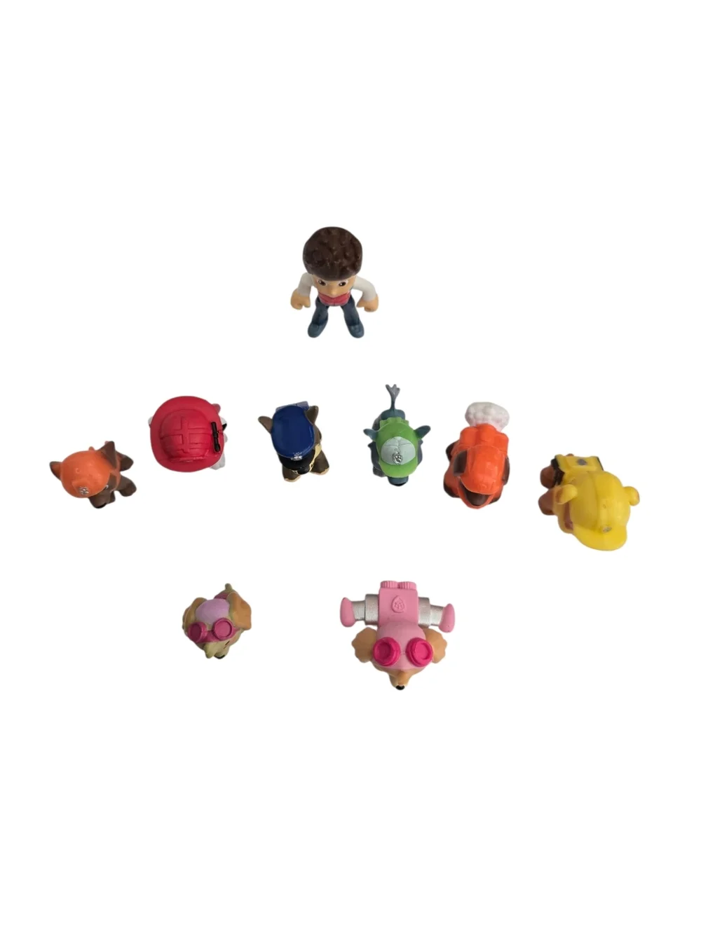 PAW Patrol Mini Figures Set Ryder + 8 Pups Small Toys 1–2.5”